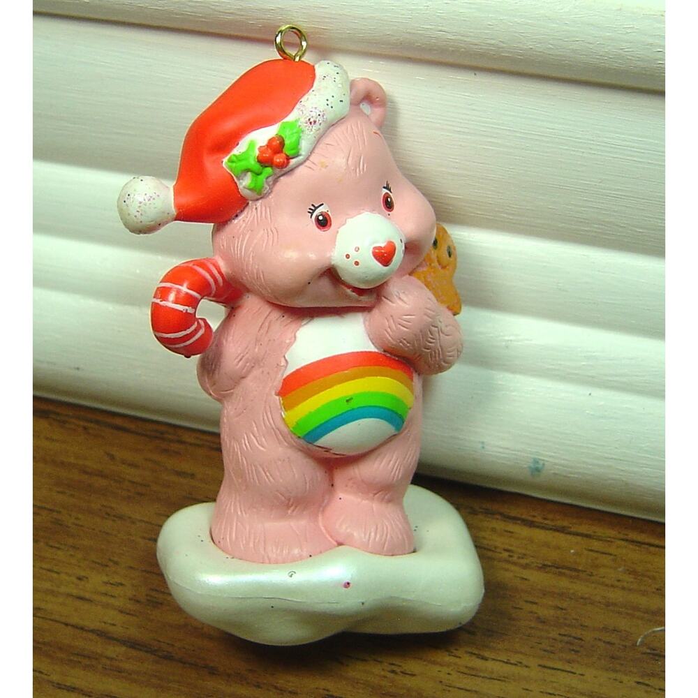 TCFC CHEER BEAR WITH SANTA HAT CARE BEAR ORNAMENT-2005-NO BOX